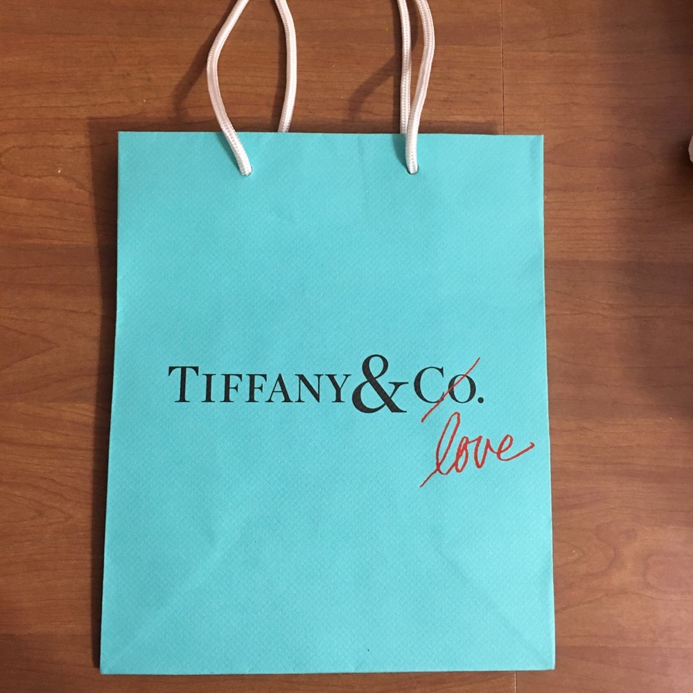 Rare Tiffany & Co. "Love" Medium Paper Gift Bag